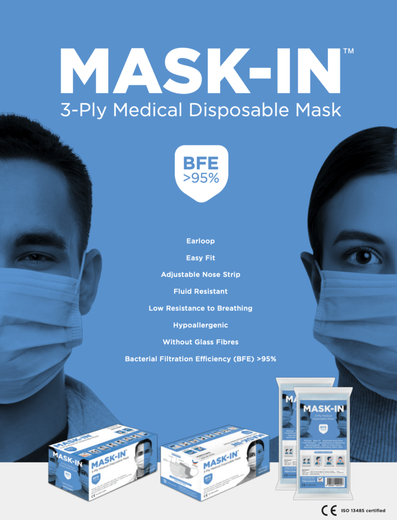 Teong Chuan 3-ply medical disposable mask