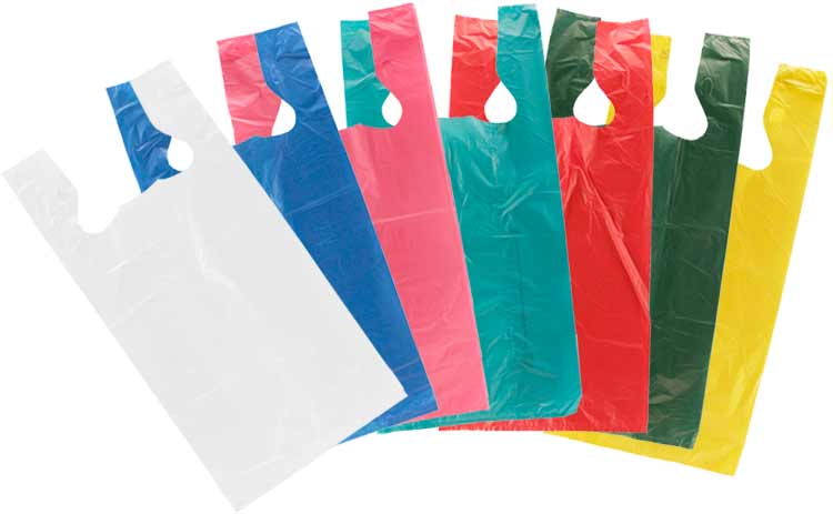 colourful plastic bag