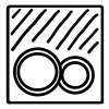 dishwasher safe icon